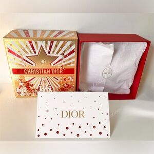Dior Lunar New Year Gift Box 7.75" x 7.75"x 4" + Crystal Custom Rhinestone Card